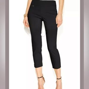Alfani Pull On Tummy Control Cropped Pants